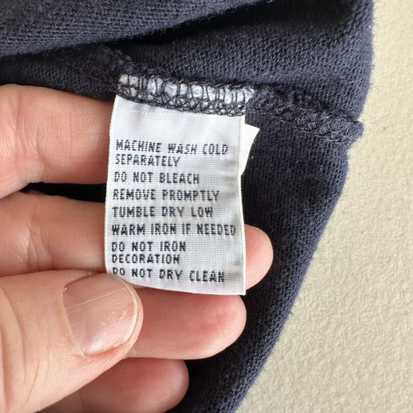 Polo Ralph Lauren Quarter Zip Pullover Sweater Men's 2XL Navy elbow pads - Picture 11 of 12